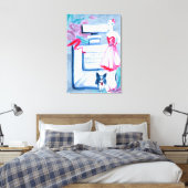 Elegant Eau de Parfum Dames Boudoir Canvas Afdruk (Insitu (Slaapkamer))