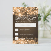 Élégant éclat d'or RSVP (Debout devant)