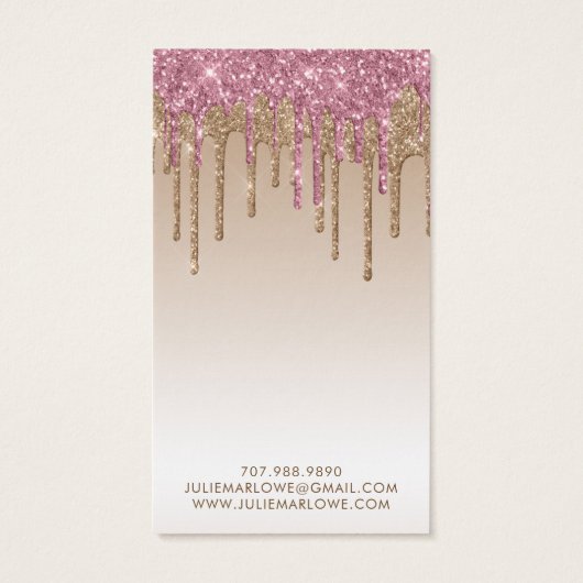 Élégant écran de Parties scintillant d'oreille ros (Dos)