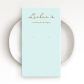 Élégant écran d'oreille bleu simple