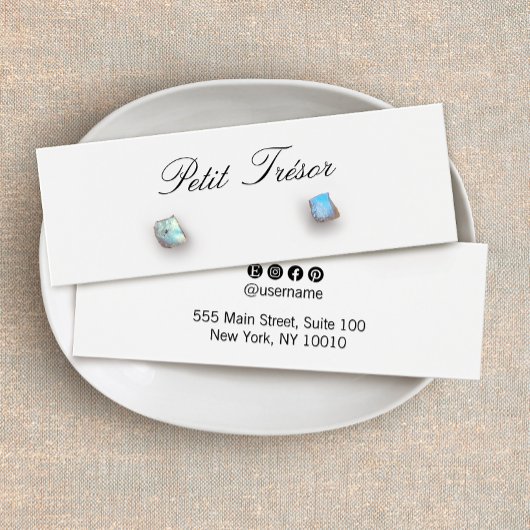 Élégant écran d'oreille de script Stud