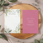 Élégant écrin vert en feuillage