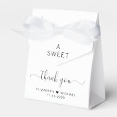 Elegant Een Lief Dank u Bruiloft Bedankdoosjes (Voorkant Zijde)