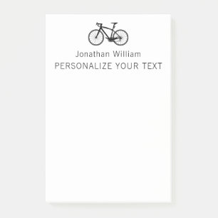 Elegant eenvoudig fietsrek voor persoonlijke artik post-it® notes