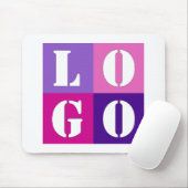 Elegant Eenvoudig Gepersonaliseerd Huwelijk Aangep Muismat (Met muis)