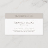 Elegant eenvoudig grafisch ontwerp Modern Plain Tr Visitekaartje (Voorkant)