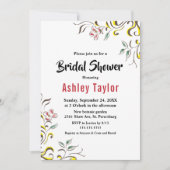 Elegant Eenvoudig Groen Roos Bloemen Vrijgezellenf Kaart (Voorkant)