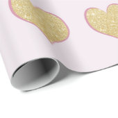 elegant eenvoudig helder goudbruin cadeaupapier (Rol Hoek)