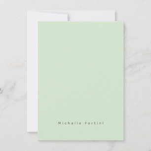 Elegant Eenvoudig Minimaal Minimalistisch Notitiekaartje