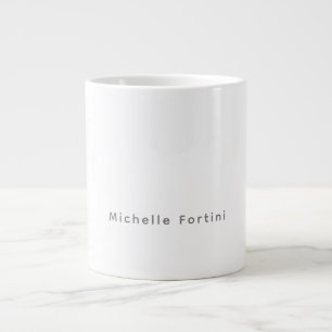 Elegant Eenvoudig Minimalistisch Extra Grote Beker