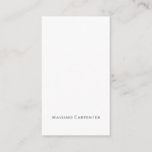 Elegant Eenvoudig Modern Minimalistisch Informatiekaartje