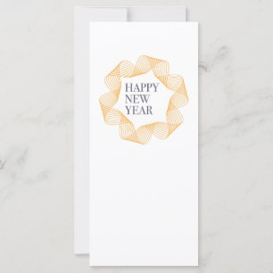 Elegant, eenvoudig ontwerp van "Happy New Year"