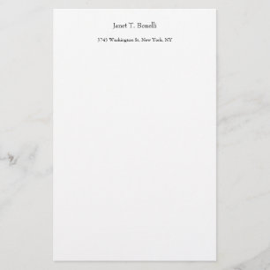 Elegant Eenvoudig Professioneel Briefpapier