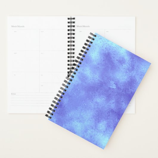 Elégant effet nuage Storm motif bleu (Devant avec enveloppe)