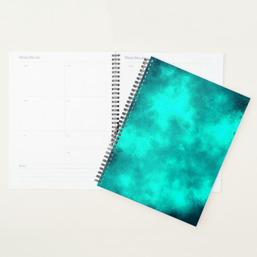 Elégant effet nuage Storm motif vert (Devant avec enveloppe)