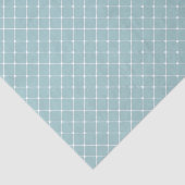 Elegant Eggshell Blue Trellis Pattern Tissuepapier (Detail)