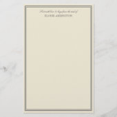 Elegant Eggshell verzonden met Love & Hugs Briefpapier (Voorkant)