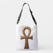 Elegant Egyptian Ankh Symbol Tote Bag  (Dos)