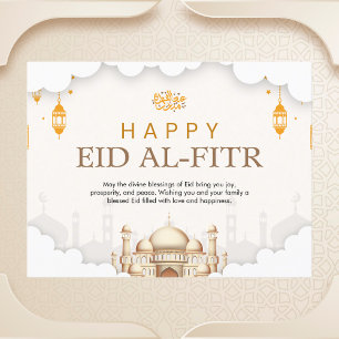 Elegant Eid Al-Fitr feest Briefkaart