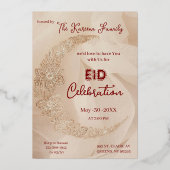 Elegant EId Celebration Eid Party Invitation (Recto)