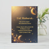 Elegant Eid Celebration Invitation (Debout devant)