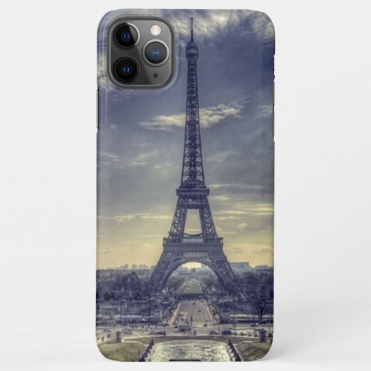 Elegant  Eiffel Tower Paris Frankrijk Foto iPhone Hoesje (Achterkant)