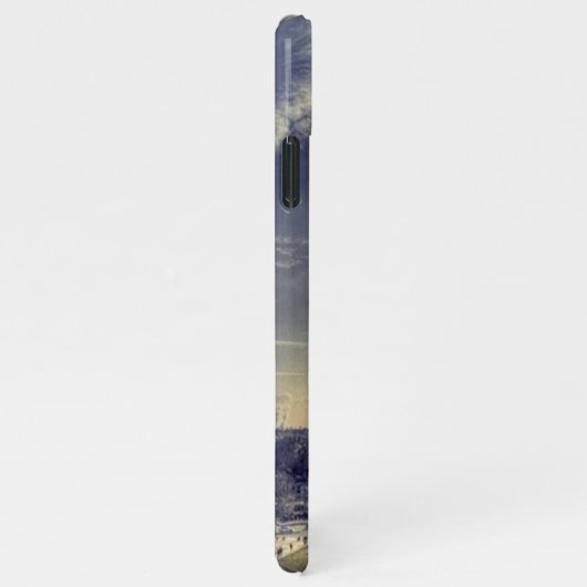 Elegant Eiffel Tower Paris Frankrijk Foto iPhone Hoesje (Rechterkant)