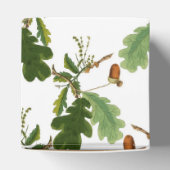 Elegant eikenblad en eikel bedankdoosjes (Bovenkant)