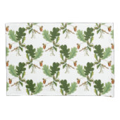 Elegant eikenblad en eikel kussensloop (Voorkant)