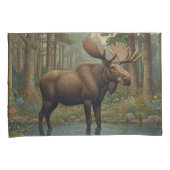 Elegant  elanden boho bos kussensloop (Voorkant-Rechts)