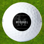 Elegant Elegant Custom Name Monogram Gepersonalise Golfballen