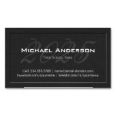 Elegant Elegant Embossed Afstuderen Class Kaart Visitekaartje Magneet (Voorkant)