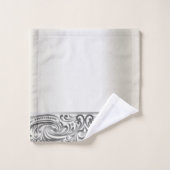 Élégant Élégant Éperviers En Argent Chic (Gant de toilette)