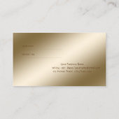 Élégant, Élégant, Fleur, Carte de référence (Dos)