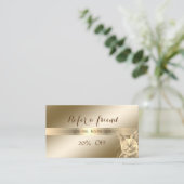 Élégant, Élégant, Fleur, Carte de référence (Debout devant)