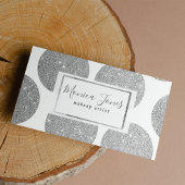 Élégant élégant parties scintillant argent glam po