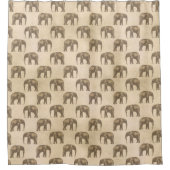 Elegant Elephant  Chic Stylish Douchegordijn (Voorkant)