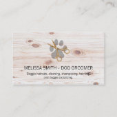 Élégant éleveur de chiens | Cartes en bois (Devant)