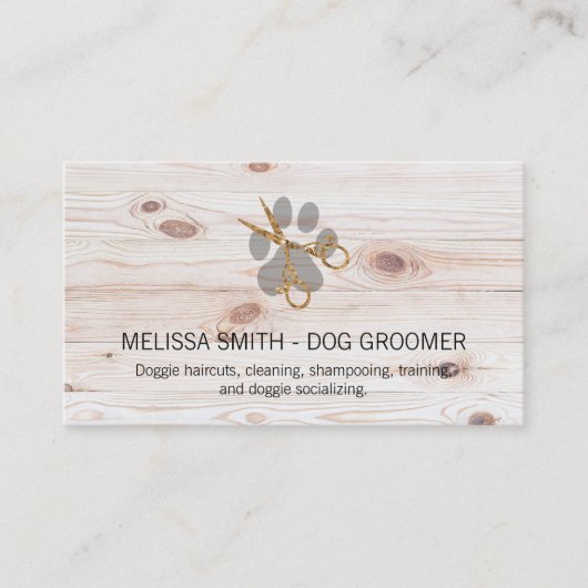 Élégant éleveur de chiens | Cartes en bois (Devant)