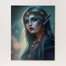 Elegant Elf Portret Jigsaw Puzzel