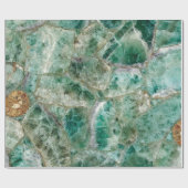 Elegant Emerald Crystal Cadeaupapier (Vlak)