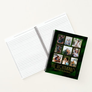 Elegant Emerald Green Gold 9 Fotochecklist Notitieboek