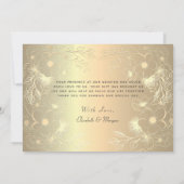 Elegant Emerald Green Wedding Bedankkaart (Achterkant)