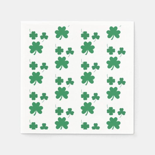 Elegant en chique St Patrick Day Party Favor Servet (Voorkant)