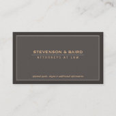 Elegant en Classic Corporate Professional Visitekaartje (Voorkant)