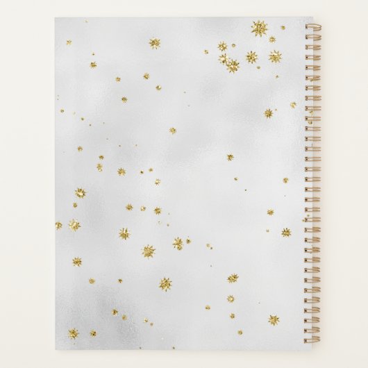 Elegant en Cute Lady | Girl Boss | Grijs Planner (Achterkant)