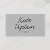 Elegant en eenvoudig visitekaartje (Voorkant)