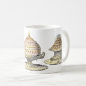 Elegant en Fancy Franse bakkerijkoeken Koffiemok (Voorkant rechts)