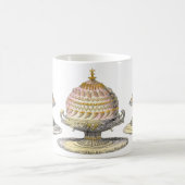 Elegant en Fancy Franse bakkerijkoeken Koffiemok (Center)