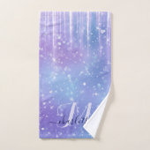 Elegant en Glitzy Paars Bad Handdoek (Handdoek)